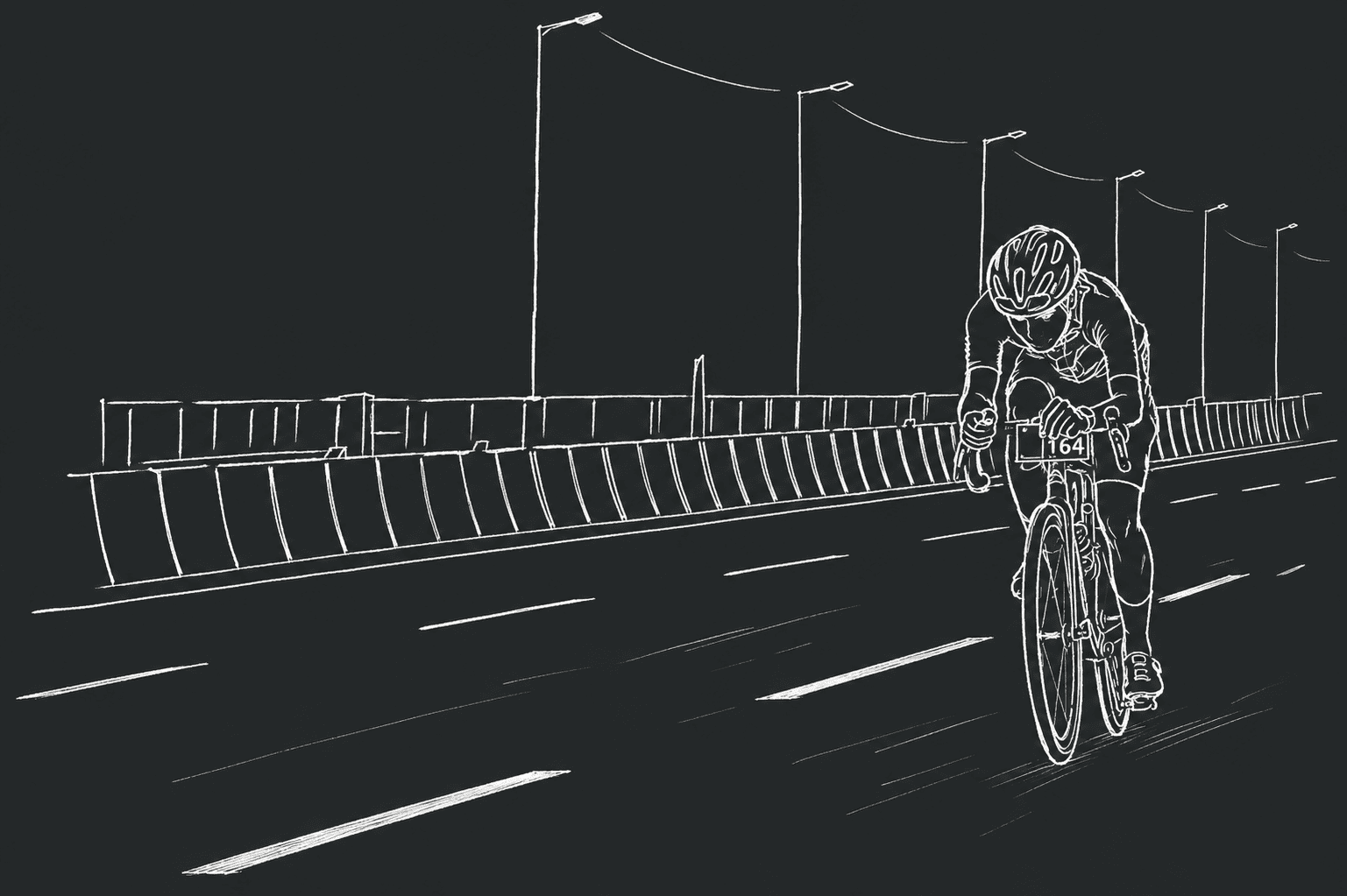 Cyclist illustration